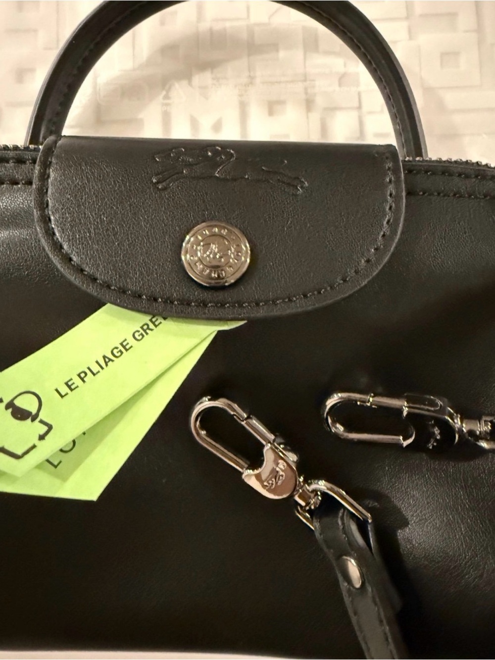 Longchamp Le Pliage XS Black Crossbody Handbag NWT - Picture 5 of 6